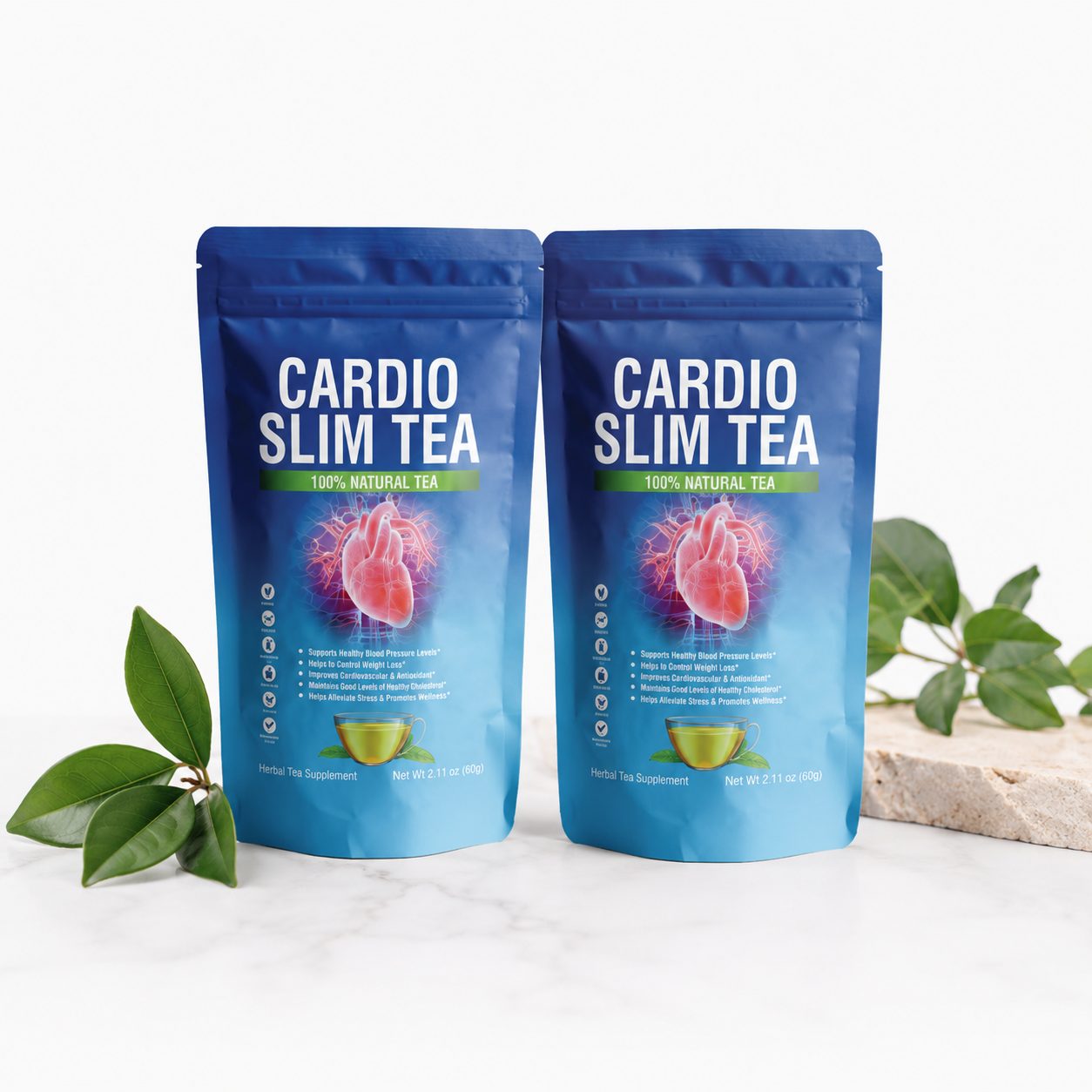 Cardio Slim Tea 2-month supply package